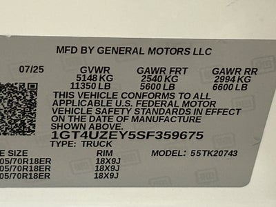 2025 GMC Sierra 2500 HD AT4X