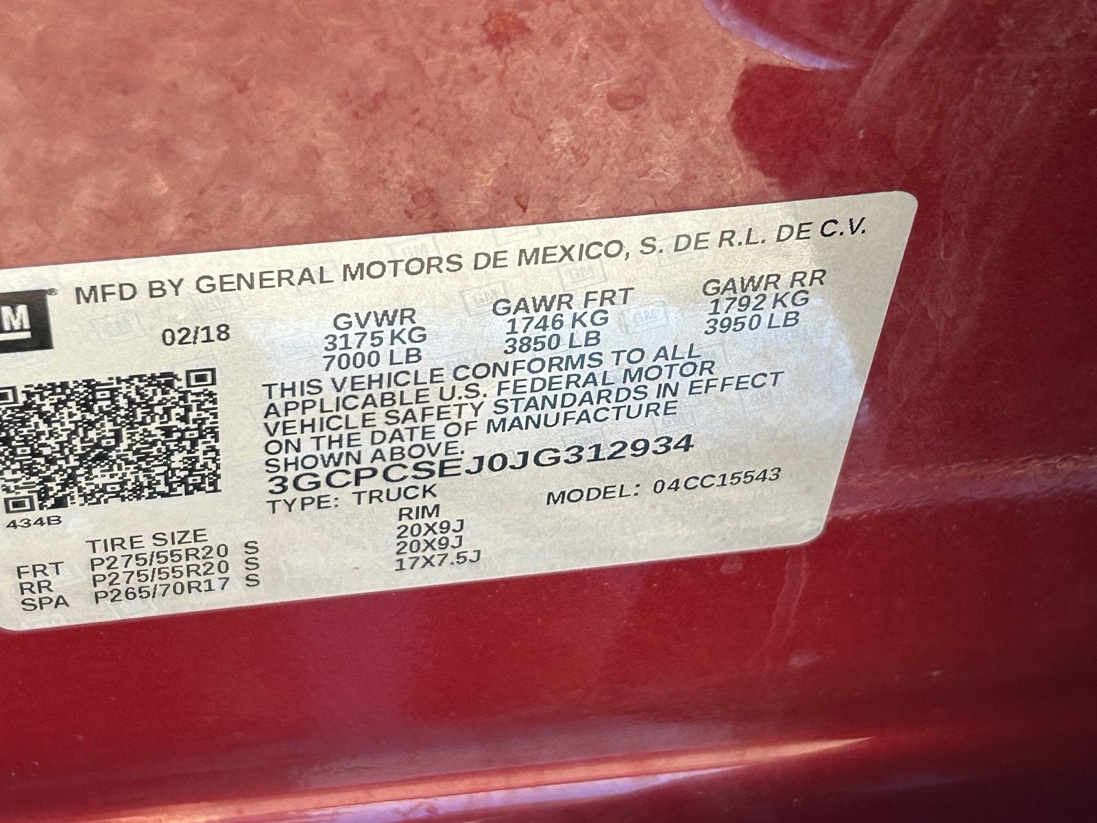 2018 Chevrolet Silverado 1500 LTZ