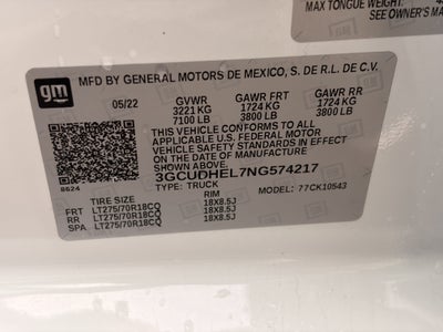 2022 Chevrolet Silverado 1500 ZR2
