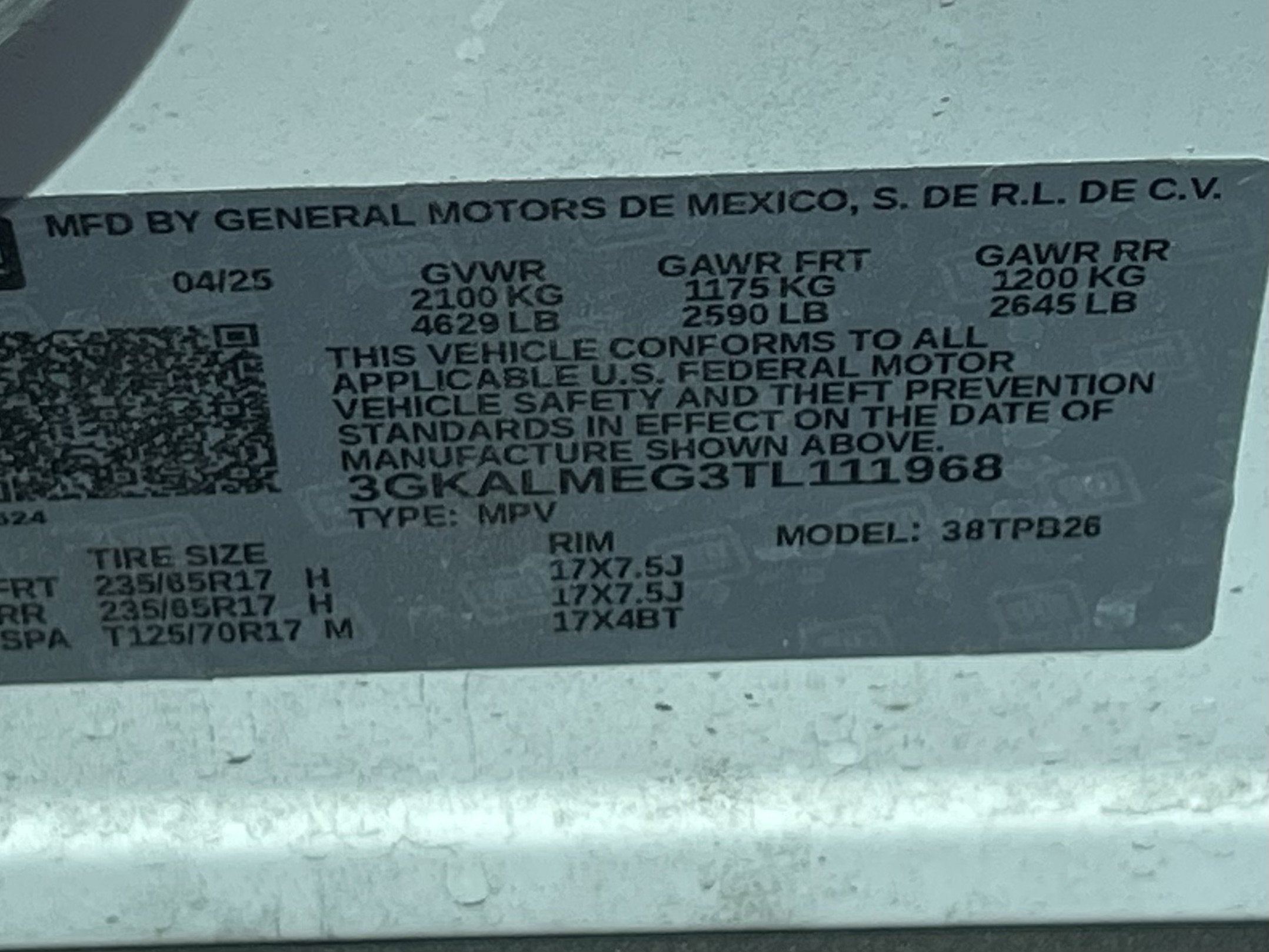 2026 GMC Terrain Elevation