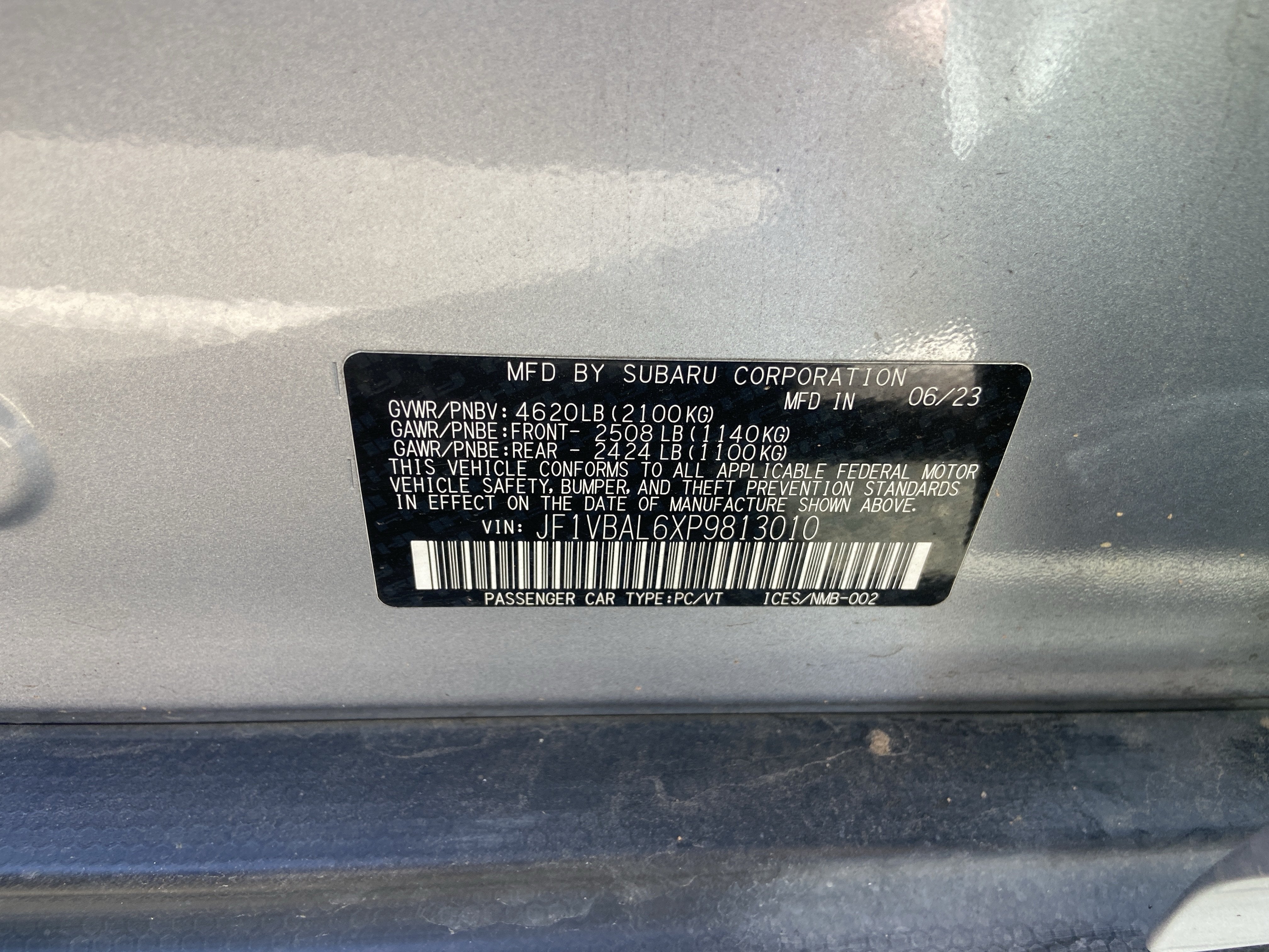 2023 Subaru WRX Limited