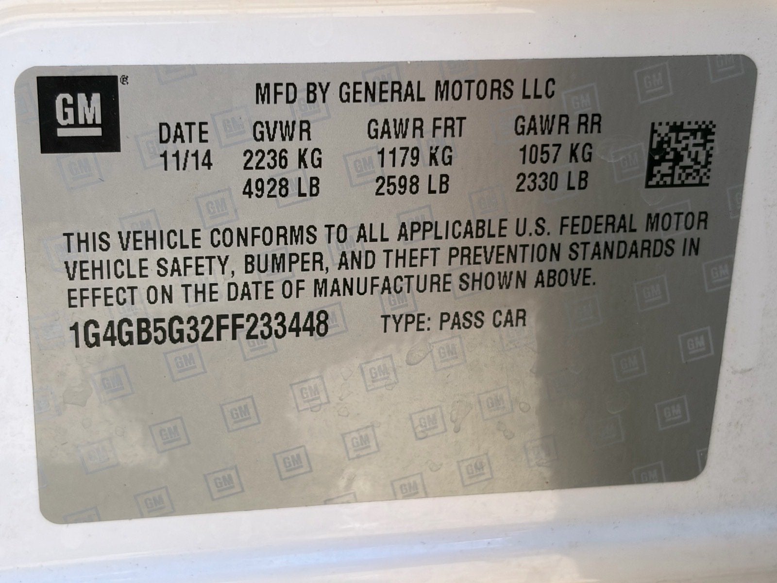 2015 Buick LaCrosse Leather