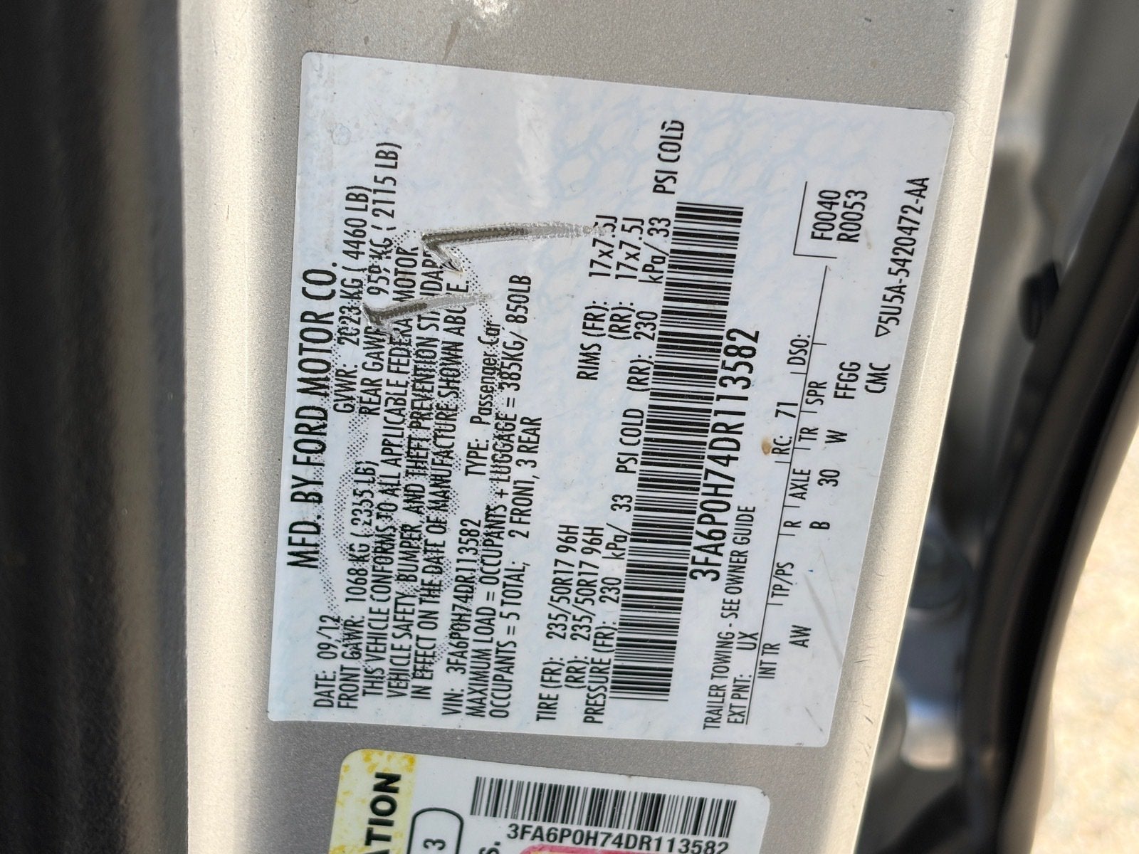2013 Ford Fusion SE