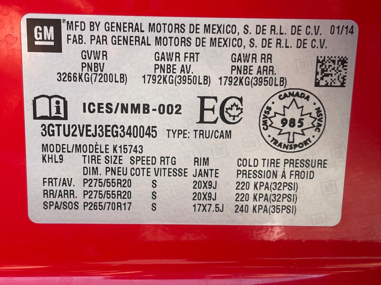 2014 GMC Sierra 1500 SLT