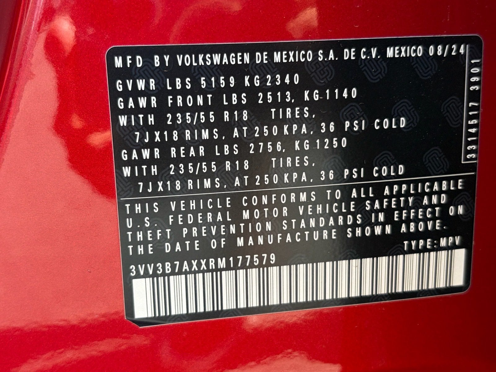 2024 Volkswagen Tiguan 2.0T SE